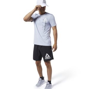 Koszulki Męskie Reebok Workout Ready ACTIVCHILL Graphic Głęboka Niebieskie PL 43CUBKW